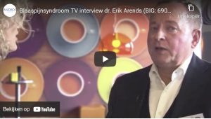 Bekijk blaaspijnsyndroom tv interview met uroloog Arendsen op YouTube