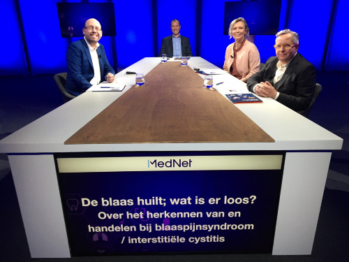 Nascholing met Erik Arendsen en Dick Janssen van Andros Clinics als sprekers aan tafel over blaaspijnsyndroom